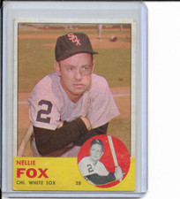 1963 Topps Nellie Fox #525 VG-EX