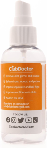 - Club Cleaning Solution - Golf Club Cleaner Spray - Removes Dirt from Grooves - - Picture 4 of 12