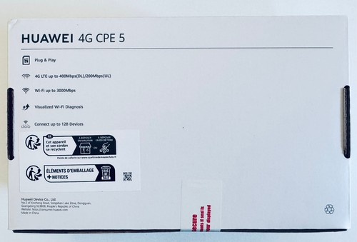 Huawei B636-336 4G LTE CPE5 Router DL bis 400 Mbit/s Wi-Fi 6- weiß inkl. 2 x Ant - Bild 3 von 9