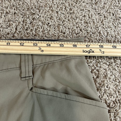 Wrangler Hiking Pants Chino Men's 34X30 Nylon Camping Outdoors Beige Khaki - Picture 11 of 13
