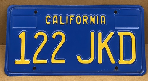 SELTEN SCHÖNES ORIGINAL PAAR NEAR MINT 1970 DMV GERÄUMT - KALIFORNISCHES NUMMERNSCHILD - Bild 6 von 12