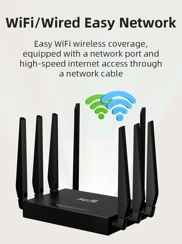 5G CPE router wireless WIFI modulator 5.8GHz gigabit WIFI router with SIM card - 第 1/14 張圖片