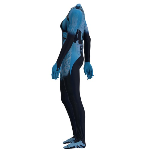Cortana Adult Kids Jumpsuit Christmas Cosplay Bodysuits Costumes Full Set Suits - Picture 4 of 15