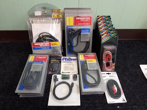Monster Cable Audio/Video RCA Kits DVD Player Cables Variety BRAND NEW! 25 total - Bild 2 von 4
