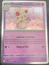 Pokemon -  Alcremie - 065/142 - Holo Rare - Stellar Crown - NM/M