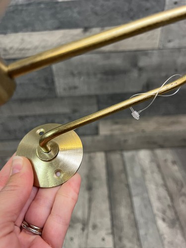 Por Anthropologie Cortina Corbata Trasera Dorado Marfil Moteado Mármol Boho Individual - Imagen 6 de 8
