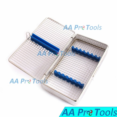 Dental Sterilization Cassette for 5 7 10 20 Pieces MESH Tray Box Stainless-PICK - Picture 4 of 7