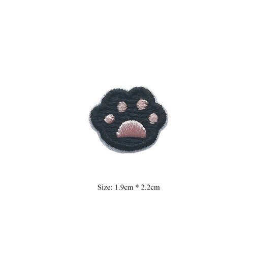 10 pz applique distintivo distintivo artiglio gatto ricamato miagolio bastone patch applique - Foto 9 di 9