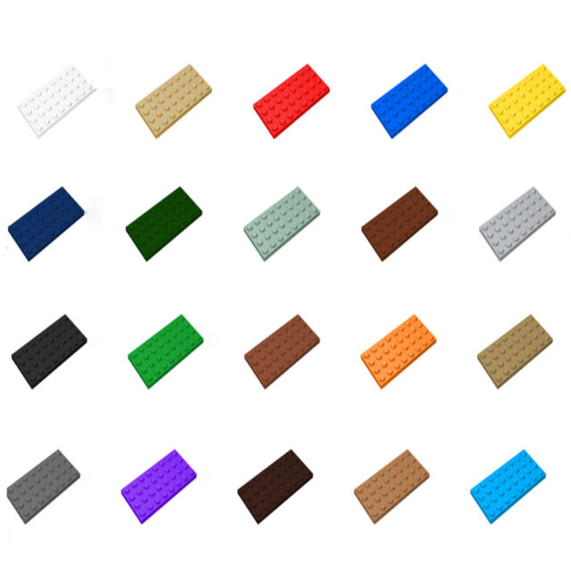 20x Part 3035 Plate 4x8 Building Pieces Bulk Lot 100% Compatible and Brand New 20x Part 3035 Plate 4x8 Building Pieces Bulk Lot 100% Compatible and Brand New