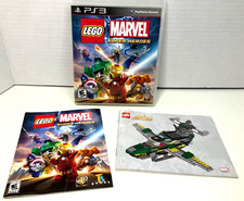 Sony Play Station 3 Lego Marvel Super Heroes Bonus Disc &Book W/Manual 2013