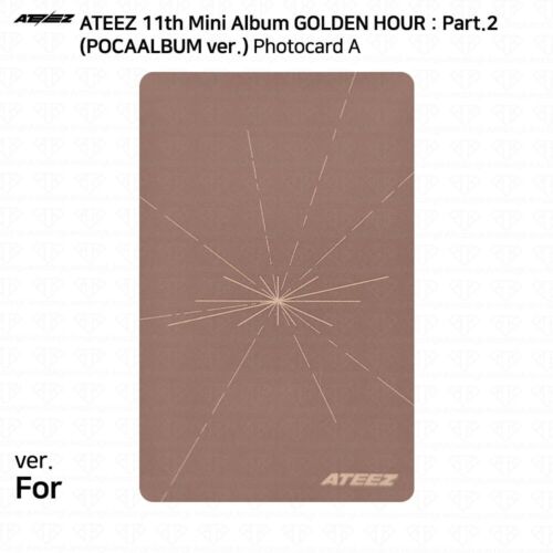 ATEEZ The 11th Mini Album Golden Hour Part.2 POCAALBUM ver Photocard QR - Picture 114 of 218