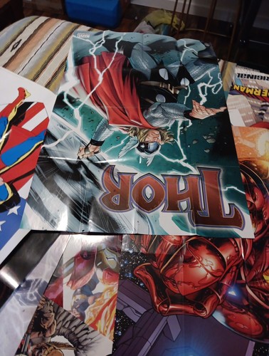 *LOT OF 11* VINTAGE 90s early 2000s DC comics & Marvel Super Hero movie Posters - Picture 17 of 20
