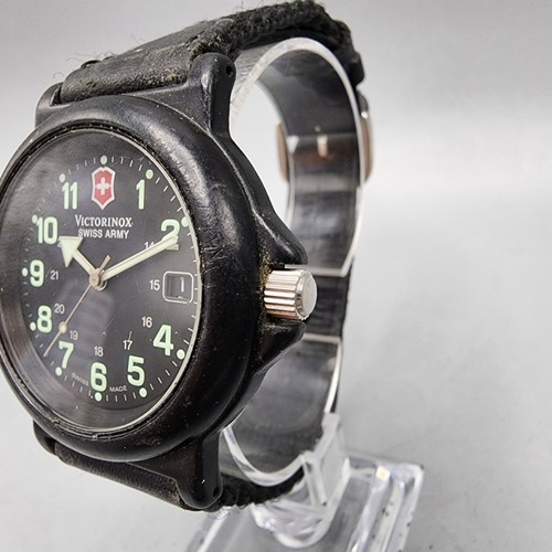 Reloj Victorinox Swiss Army Renegade Hombre 38mm Esfera Negra Tono Negro Fecha Nuevo Batt - Imagen 3 de 12
