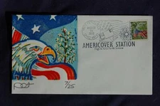 2013 Americover Convention Event Cover Curtis Cachet Sc#4794 CU484 Spring Flag