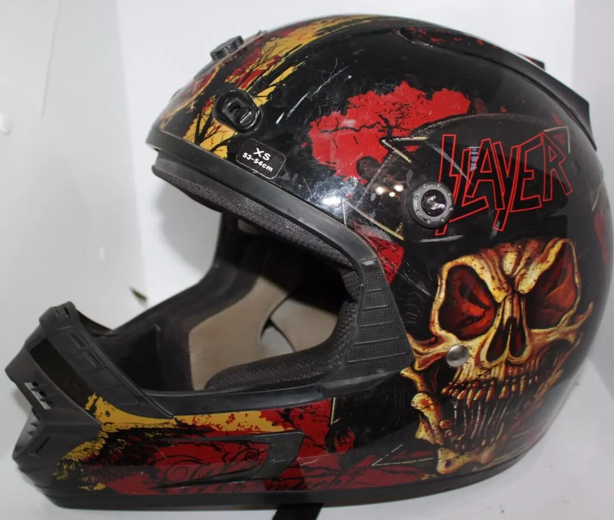 RARE ROCKHARD SLAYER FULL FACE HELMET SIZE XS