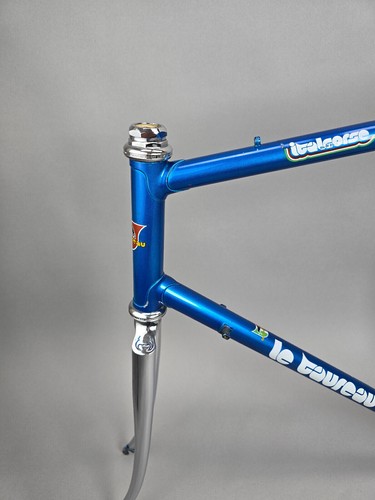 Rahmen Set Le Taureau Columbus Speciale SL Campagnolo 60 cm Blau vintage frame - 第 6/20 張圖片