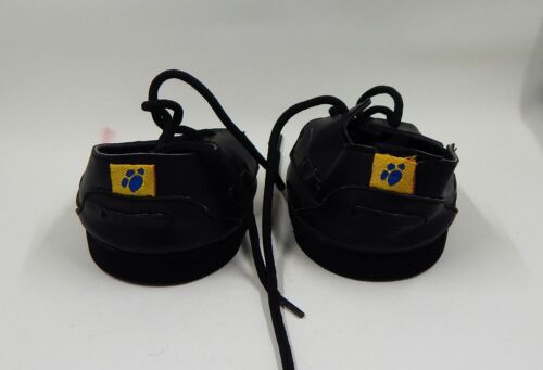 Zapatos de vestir Build A Bear negros de imitación de cuero con cordones negros - Imagen 3 de 10