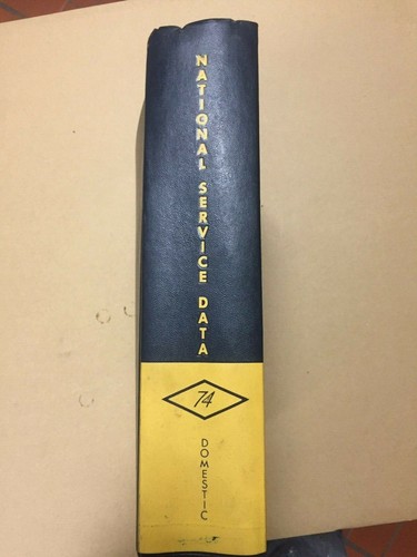 1974 Domestic Car Service and Repair Manual by Mitchell Manuals - Picture 2 of 3