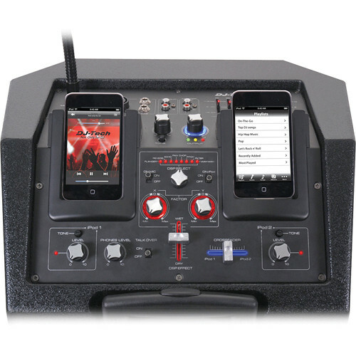 DJ Tech - IBOOST101 - iBoost 101 Portable DJ PA System for iPods - Picture 6 of 6