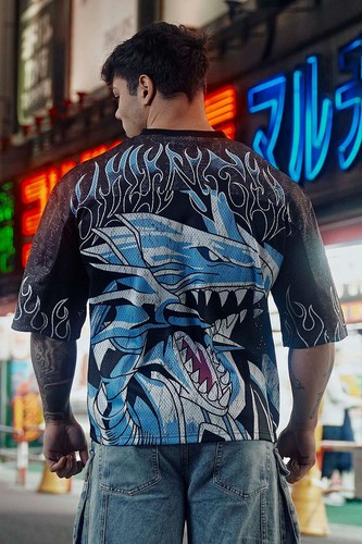 Youngla Jointly Yu-Gi-Oh Men T-Shirt Gym Sport Casual Summer Short-Sleeved Tops - Picture 11 of 28