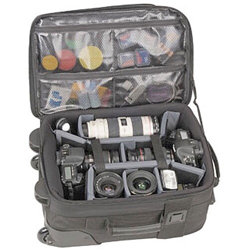 Tamrac 5551 SpeedRoller 1 - Rolling Photo/Computer Case - Black - Picture 10 of 12