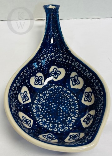 Boleslawiec Polish Pottery*Large Ladle*Olive Dish*24256A S219 - Picture 4 of 6