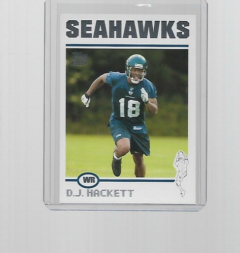 2004 TOPPS FOOTBALL D.J. HACKETT ROOKIE #364 - Picture 1 of 1