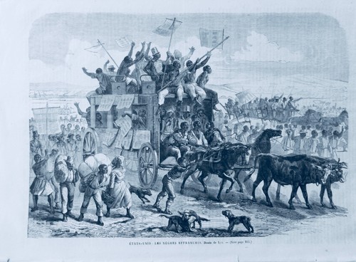 1861 1865 AFRO AMERICAN  COTTON CULTURE SLAVERY CIVIL WAR ARMY  15 NEWSPAPERS - Picture 9 of 15