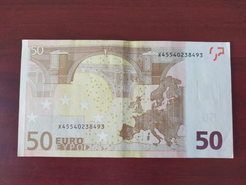 Deutschland 50 Euro Schein 2002 in Sup Jean Claude Trichet - Bild 2 von 2