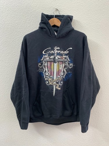 Colorado Renaissance Festival Gildan Hoodie Sweatshirt XL Black Medieval CO