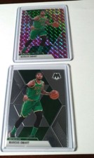2 Lot 2019-20 Panini Mosaic Celtics Marcus Smart - Pink Camo Mosaic + Base 