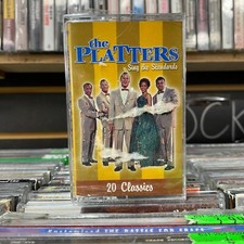 THE PLATTERS - Sing The Standards CASSETTE TAPE, LIKE NEW 