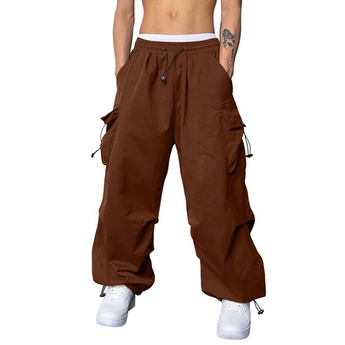 Para hombres Informal Color Cintura Deportes Sombrero Multi Tejido Bolsillo Cuerda para Pie Pantalones Lisos - Imagen 10 de 42