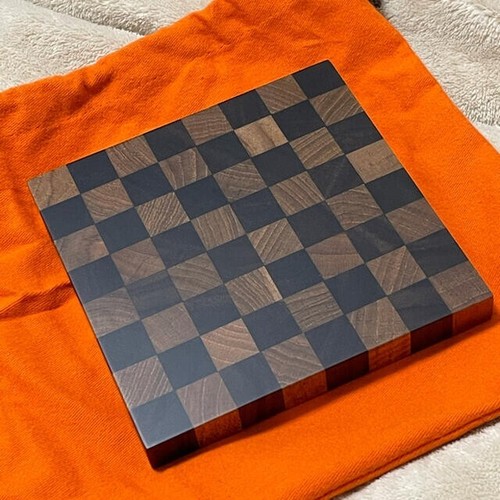 Authentic Hermes Vintage Chess Set Mahogany Wood Deadstock Not Used - Picture 3 of 5