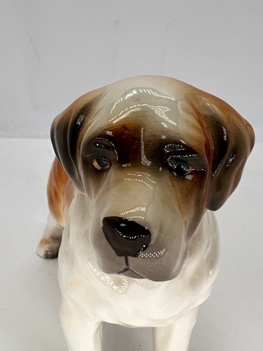 Lefton Bernhardiner Hund Figur 5,5" Keramik #03103 - Bild 8 von 9
