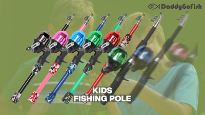 best first fishing pole kids LEOFISHING Portable Rod Set 2Pack Telescopic Fishing Poles for Boys and Girls Fishing Rod and Reel Combos with Full Kits Fishing Net and Bucket for Toddler Youth (Blue this rod offers durability and resilience Kids Fishing Pole, Telescopic Rod