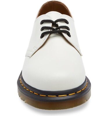 Dr Martens 1461 White Smooth Leather Oxford Shoe Mens sz 9 EU42