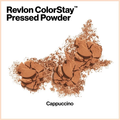 New Revlon ColorStay 16 Hr. Pressed Powder 410 Cappuccino .30 oz - Picture 2 of 6