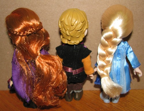 Disney Frozen Jakks Pacific 6" Dolls  Kristoff, Elsa, Anna  Lot of 3 - Picture 3 of 3