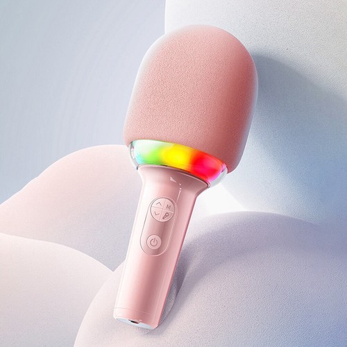Altavoz de micrófono de karaoke Bluetooth inalámbrico de mano reproductor de KTV niños micrófono fiesta