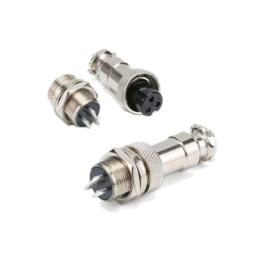 2P 3P 4P 5P 6P GX12 12mm Male Female Panel Metal Aviation Plug Socket Connector - Picture 4 of 6