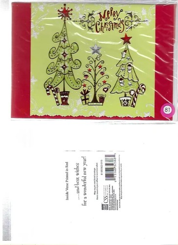 (CD) 1 embellished Christmas Card with Matching Envelope - Picture 27 of 34