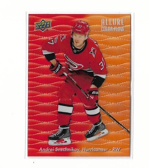 2023-24 Upper Deck Allure Andrei Svechnikov Color Flow Red-Orange #CF-6