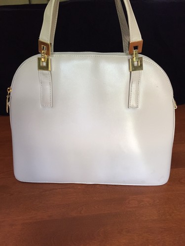 BEIGE / TAUPE JONES NEW YORK LEATHER CROSSBODY PURSE - Picture 6 of 17