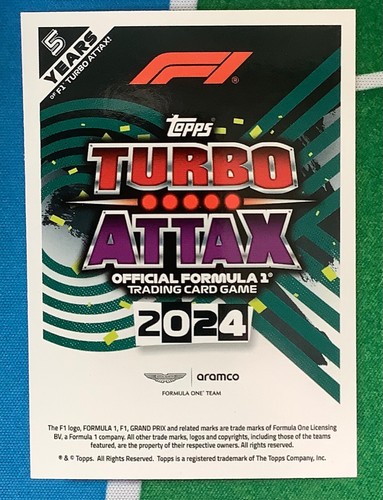 Turbo Attax 2024 Edición Limitada Paralelo Rosa 100 Club Leyenda Tarjetas F1 Individuales Reino Unido - Imagen 62 de 65