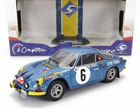 Solido 1/18 Renault Alpine A110 1600S 6 Rally Montecarlo 1972 Statisches Modell