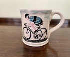 Eden Ireland Pottery Mug Cycling Eiffel Tower Paris