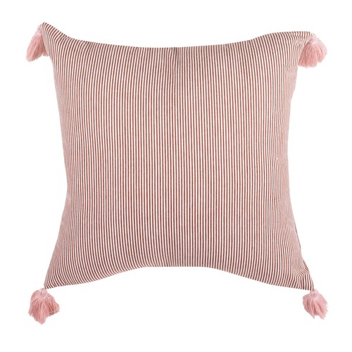 SAFAVIEH Sidney Pillow | Red / White | - Picture 5 of 5