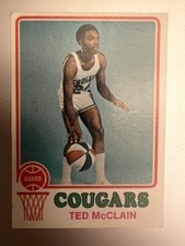 QTY: 1973-74 Topps Basketball - Ted McClain ( Houston Cougars ) #247 - VG/EX