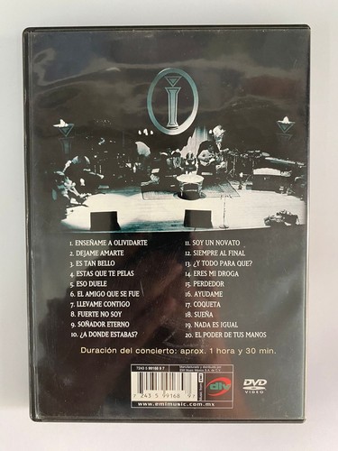 INTOCABLE, INTIMAMENTE, 2004 MEXICAN DVD, CONCERT - Picture 2 of 3